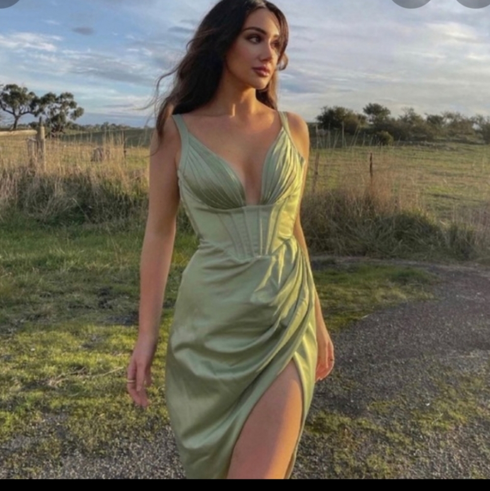 House of cb satin dress